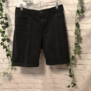Women's Black Bermuda Shorts